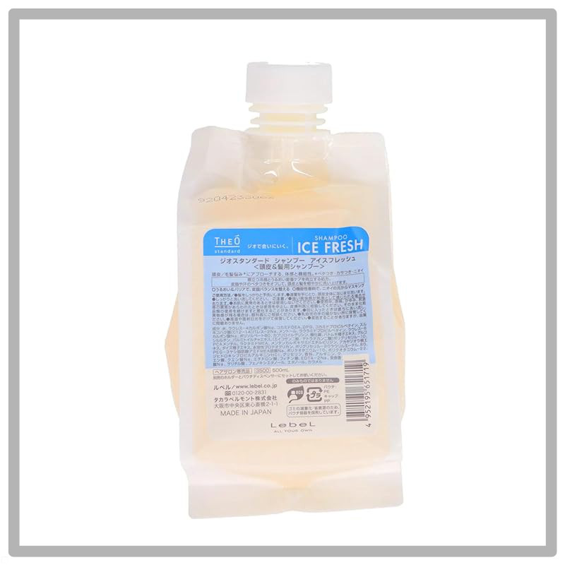LebeL Geostandard Shampoo Ice Fresh 500ml Refill
