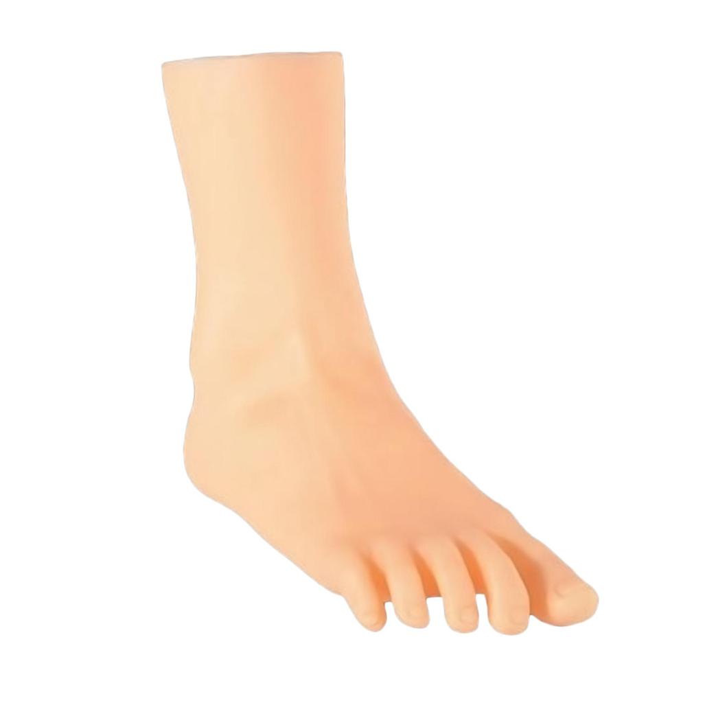 [SzlztmyabTW] Mannequin Foot Flexible Soft Female Foot Sandals Display Ankle Bracelet Foot for Displ