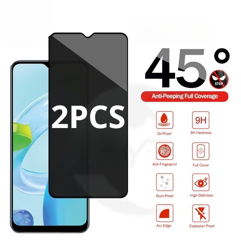 1-2 Chiếc Cho Sharp Aquos R9 R8s R7s R5G R10 pro Chống Gián Điệp Riêng Tư Kính Cường Lực Phim Cho Sh