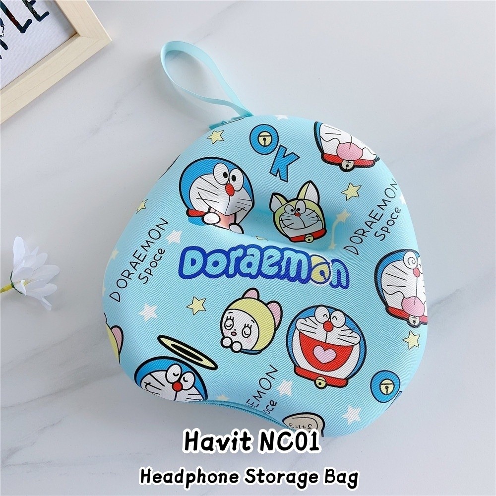 [Yoshida] Dành Cho Tai Nghe Havit NC01 Tai Nghe Hoạt Hình Đổi Mới Tai Nghe Tai Nghe Tai Nghe Túi Bảo