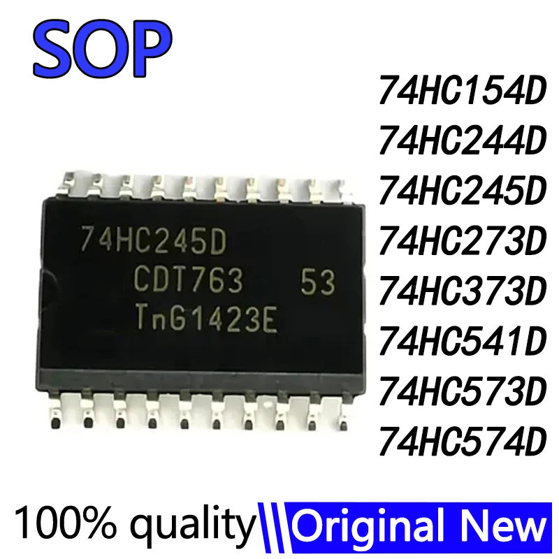 5 CHIẾC 74HC244DWR SOP-20 74HC245D 74HC273D 74HC373D 74HC541D 74HC573D 74HC154D 74HC574D chip ic
