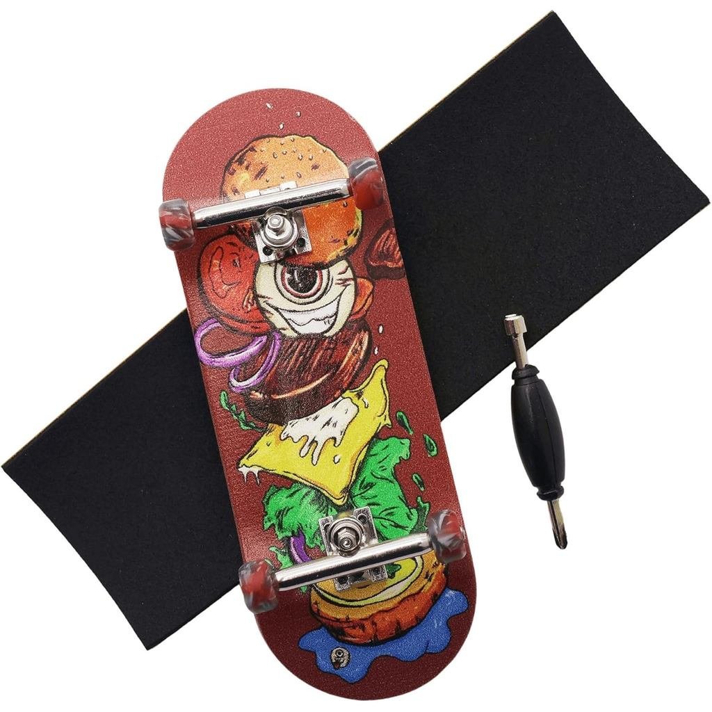 Pro Fingerboard 34mm Ván Gỗ Chuyên Nghiệp Ngón Tay Ván Trượt Xe Tải Bánh Xe Xoay CNC (Hamburg)