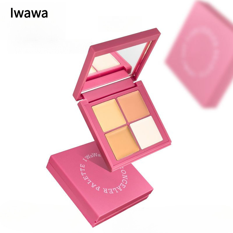 Bột Làm Sáng Cao Iwawa Gloss Sửa Chữa Mặt Che Khuyết Điểm Vết Mụn Vòng Tròn Mắt Đen Chống Thấm Nước 