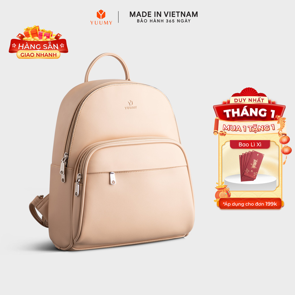 Balo Yuumy (Thời trang nữ tiện lợi cỡ trung - Balo da Seasand YBA86) Bagsmart