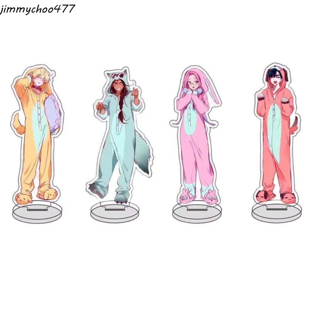 JIMMYCHOO Alien Stage Acrylic Stand, Pajama Series Trang trí phòng Ivan Sua Anime Model, Anime Ngoại