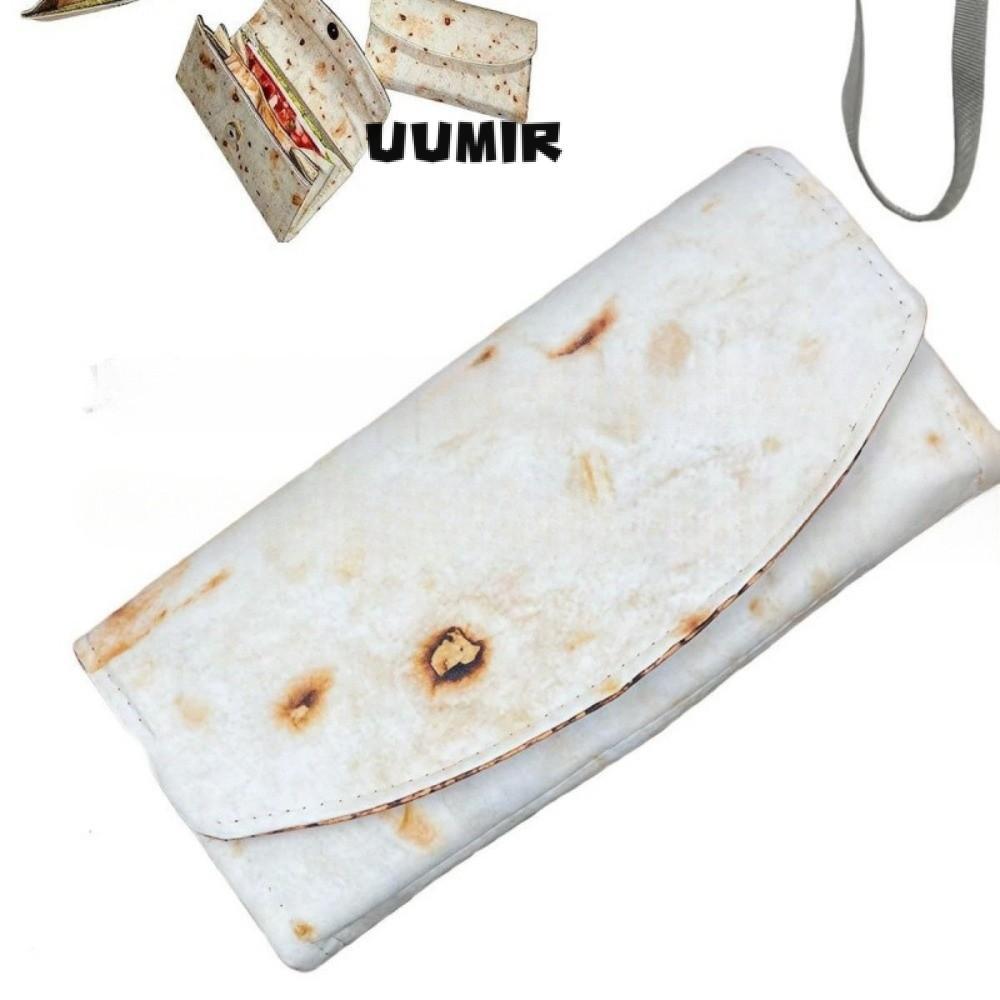 UUMIR Kẹp tiền xu UUMIR, Ví Burrito Burrito có thể gập lại, Nhiều ngăn có khe cắm thẻ