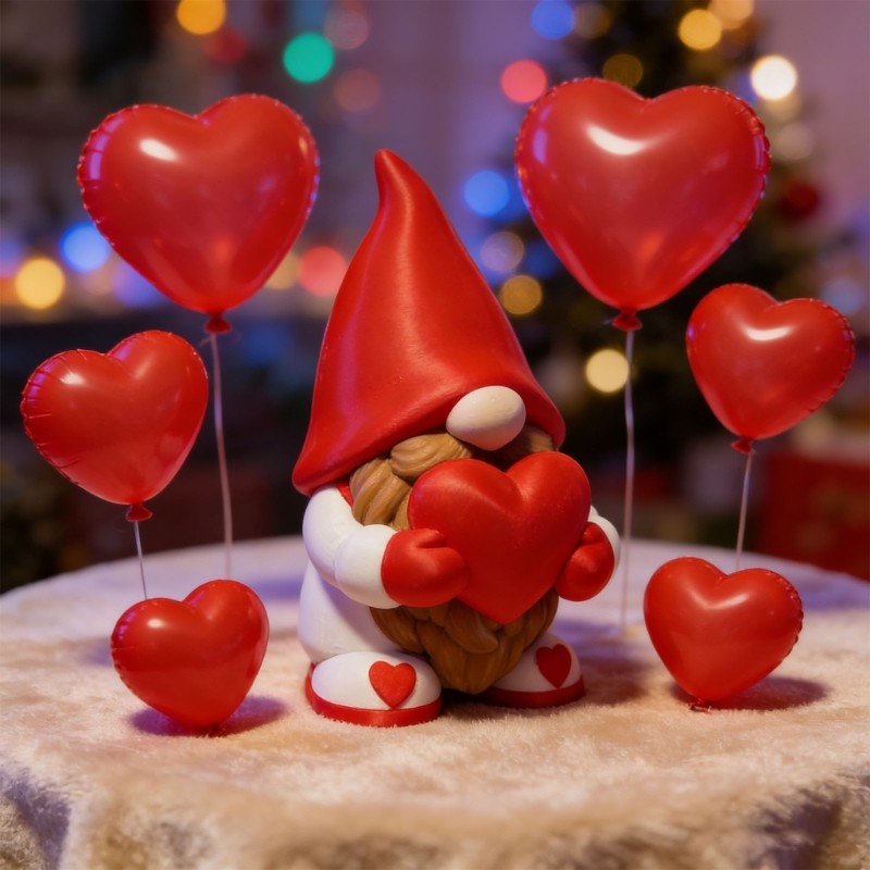 YU Ngày Lễ Tình Nhân Gnomes Trang Trí Trái Tim Thụy Điển Tomte Gnomes Scandinavia Gnomes Trang Trí Đ