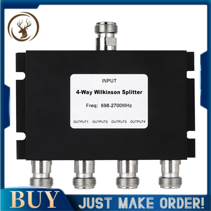 Bộ chia nguồn 4 chiều Microstrip 698-2700Mhz Bộ chia nguồn Gsm 4G Lte W-Cdma FDD Ăng-ten lặp tín hiệ