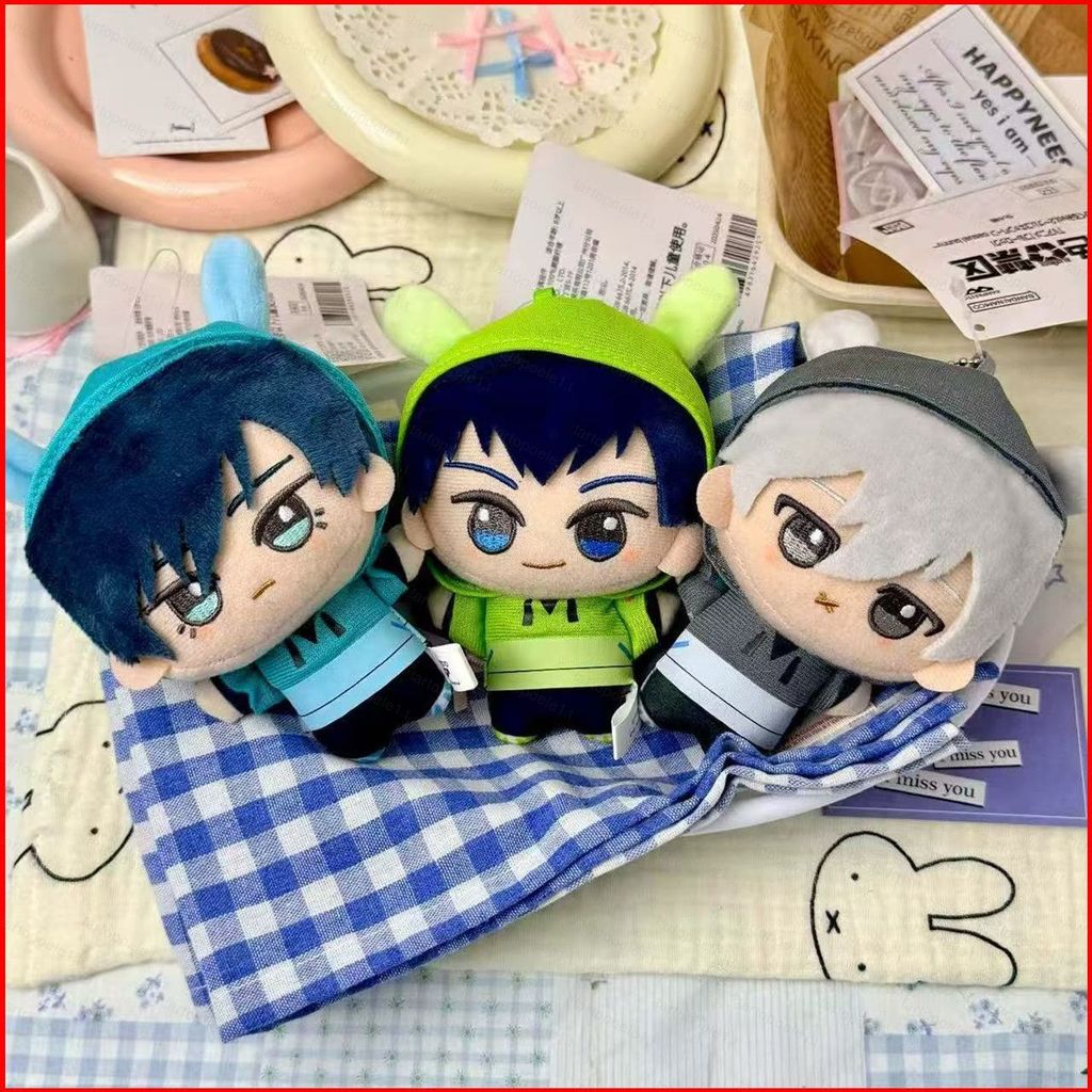 ST1 BLUE LOCK Itoshi Rin Isagi Yoichi Nagi Seishiro Plushie Anime Hàng hóa Sang trọng Túi búp bê quy
