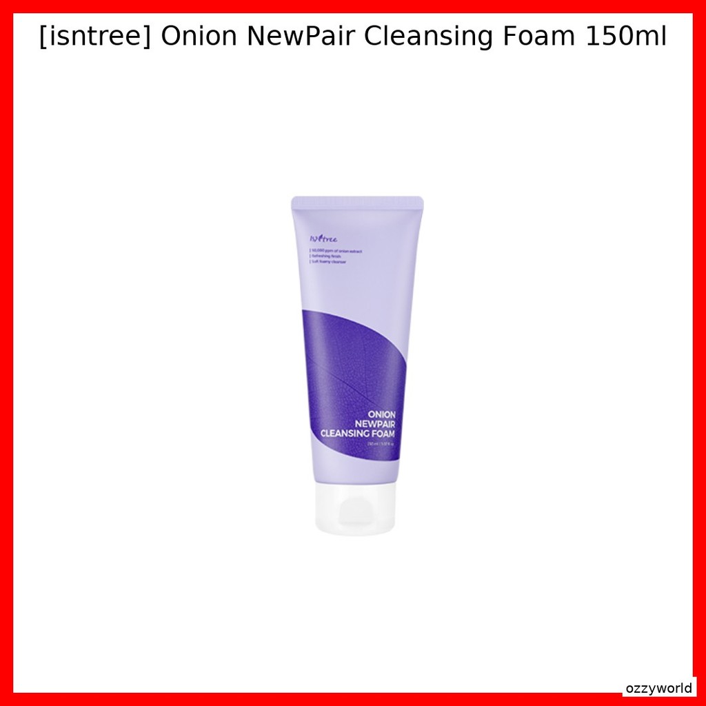 ISNTREE [istree] Bọt rửa mặt Onion NewPair 150ml / Sữa rửa mặt Hàn Quốc / Sữa rửa mặt sâu / Chính hã