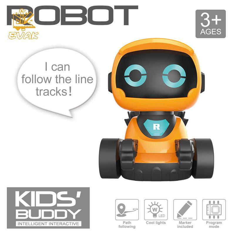 Alittlesetrtu Tra-Drawing Robot thông minh giáo dục - Đồ chơi robot phát ra âm thanh huýt sáo cho tr