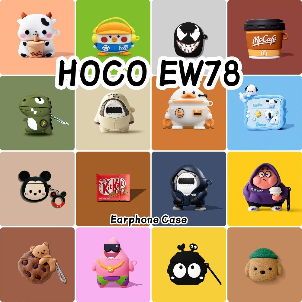 【imamura】Cho HOCO EW78 ốp tai ng Case Anime hoạt hình mô hình Vỏ Bảo Vệ Hộp Sạc Tai Nghe NO.6
