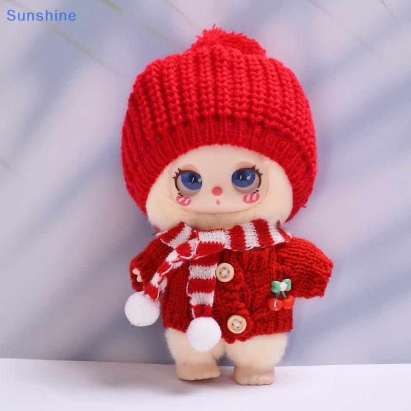 Sun Doll Quần Áo Cho Liila Lu Cat 16Cm Nút Búp Bê Áo Len Và Len Mũ Bộ Cho Liila Lu Cat 16Cm Búp Bê V