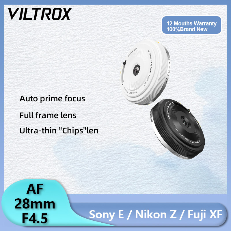 Viltrox 28mm F4.5 AF Prime Ống kính toàn bộ lấy nét tự động cho ống kính máy ảnh Sony E Mount ZVE-10