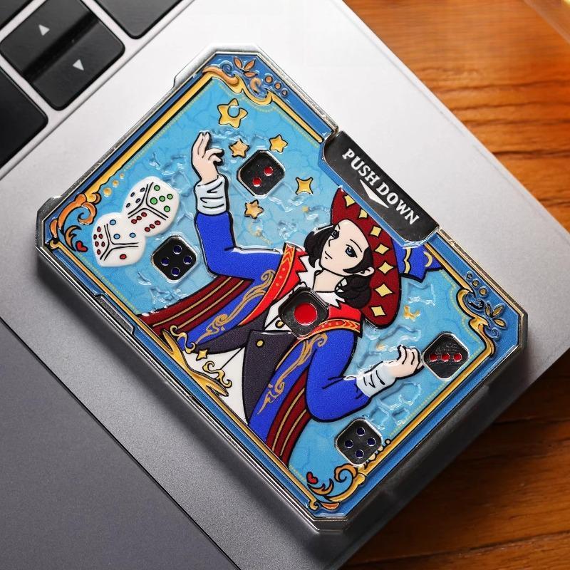 EDC Cơ Xúc xắc Fidget Spinner Kim loại Xúc xắc Roulette Báo chí Xoay Fidget Con lăn Spinner Quay Top