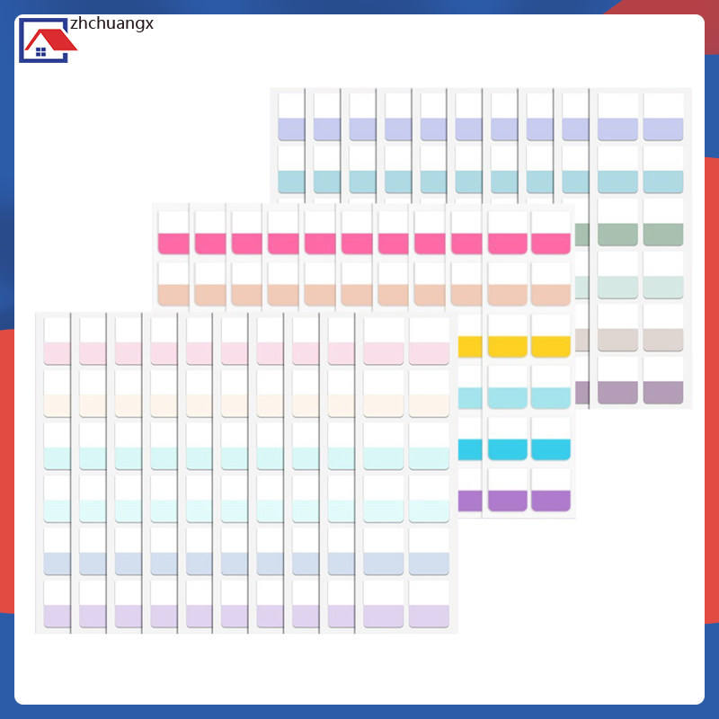 30 Tờ Màu Note Tab Trang Sách Có Thể Tháo Rời Cho Sổ Tay Nhãn Màu Nhãn Dán zhchuangx