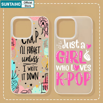 Ốp Điện Thoại Suntaiho Thẩm Mỹ Pop Art Doodle Họa Tiết Trong Suốt Mềm Cao Cấp Chống Sốc Cho iPhone 11 12 13 14 15 16 17 Pro Max IP 7 8 Plus X XS XR