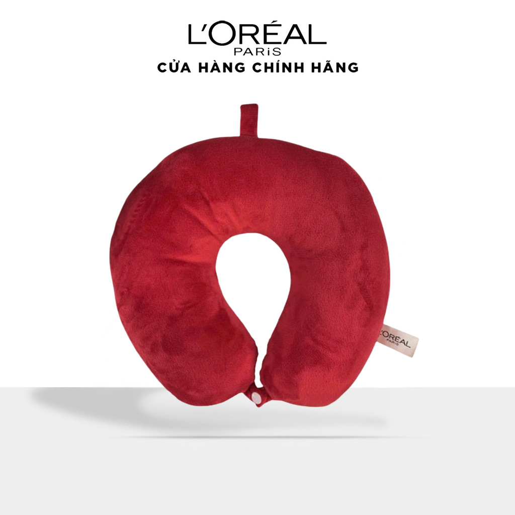 [QUÀ TẶNG KHÔNG BÁN] Gối cổ chữ U màu đỏ L'Oreal Paris