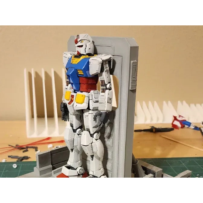 [Meow.sensei] Cảnh móc treo và phát Gundam RX-78-2 MG