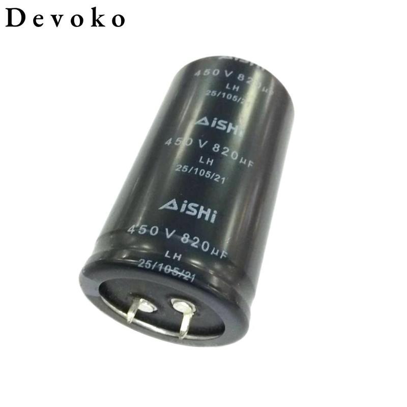 Điện Phân Bằng Nhôm 500v 820uf Đen