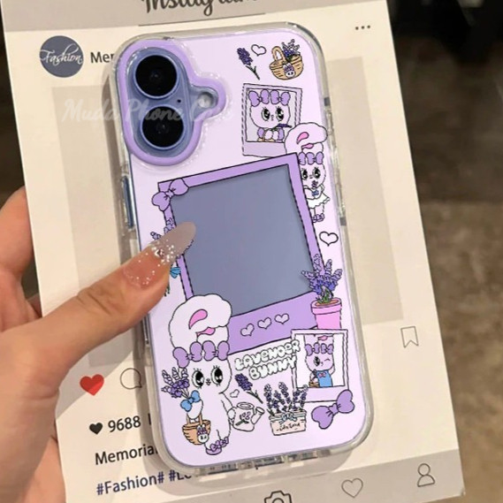 MUDA Gửi Từ Thái Lan Ốp Điện Thoại Di Động Dễ Thương Chống Sốc Cho IPHONE 17 16 11 12 13 14 15PRO MA