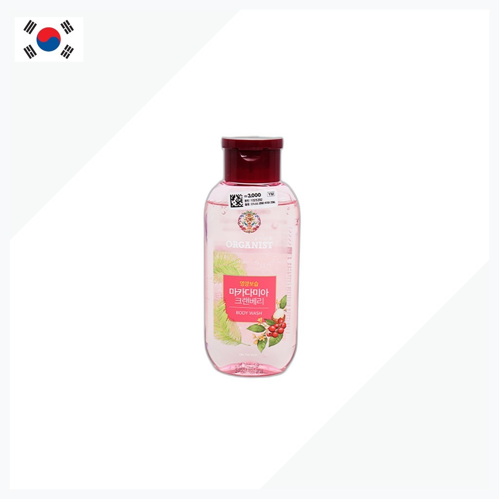 [daiso] Sữa tắm nam việt quất Organist, 200ml, 1 cái / Sữa tắm Hàn Quốc / Hương nam việt quất / Chín