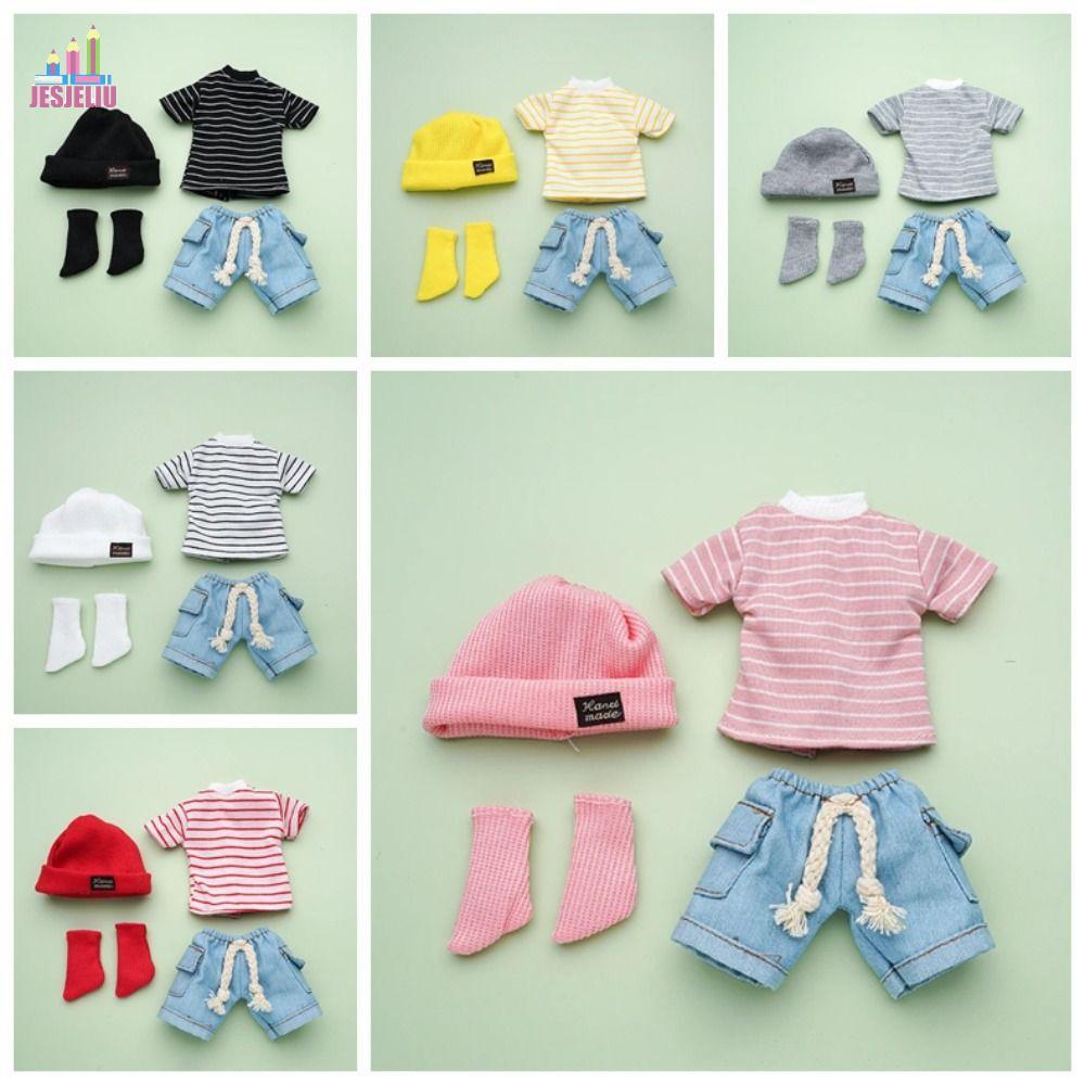 JESJELIU Quần áo búp bê 30cm, Vải búp bê Dễ thương Thích hợp cho quần áo búp bê 12 inch, Váy quần áo