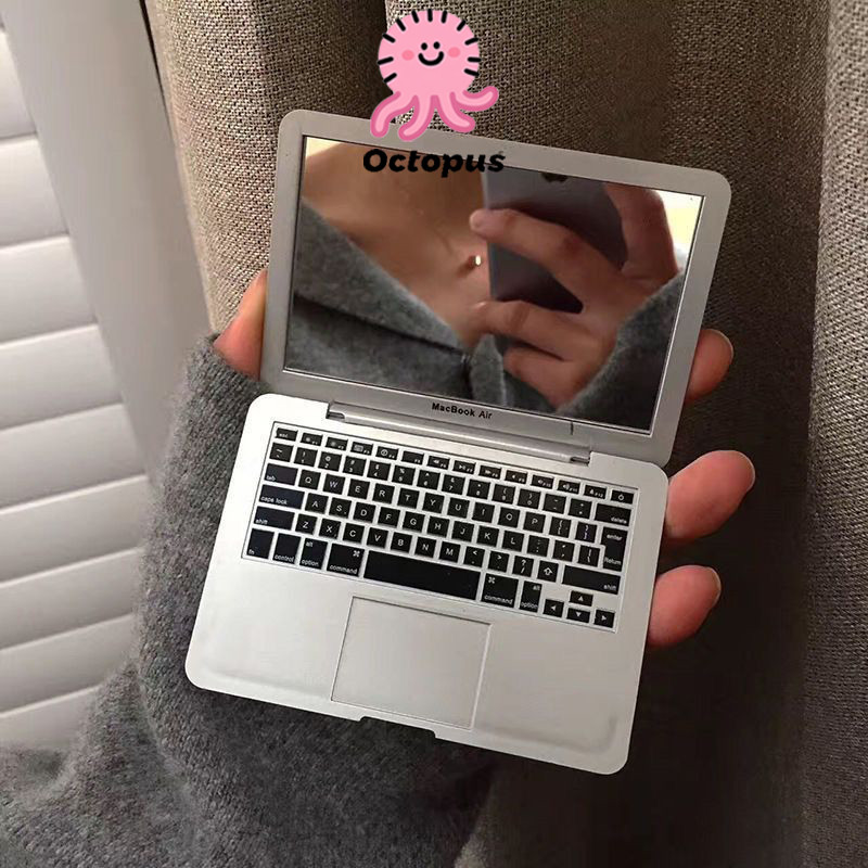🍄Oct🍄Gương Trang Điểm Bỏ Túi Kiểu Laptop