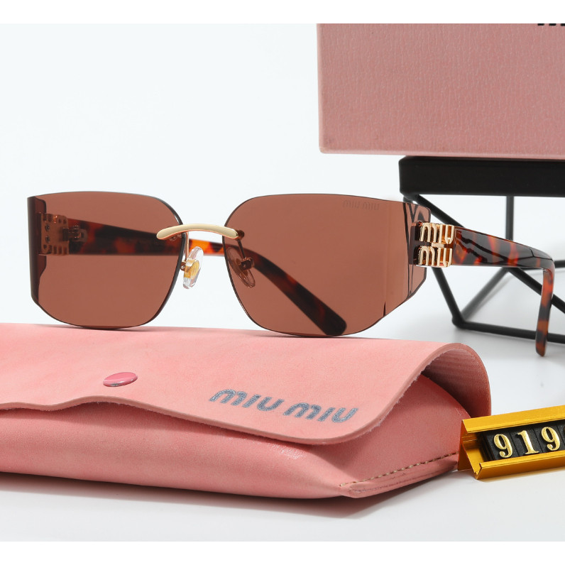 MiuMiu9199 Kính râm nữ không khung Kính râm thời trang dt1