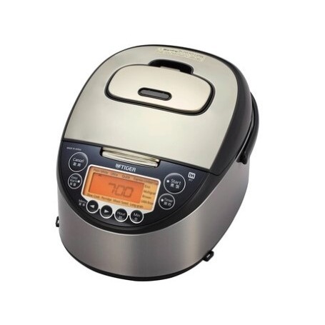 [HÀNG CHÍNH HÃNG] Nồi cơm điện tử cao tần Tiger 1 lít JKT-F10W Xám Đen
