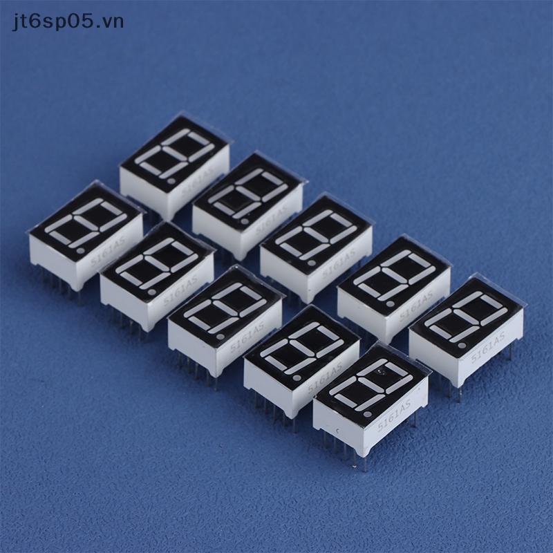 [JTS] 10 Cái Kỹ Thuật Số Tubemon AnodeCathode 0.56 Inch 10Pins 5161AS 5161BS 1 Bit Chữ Số 7 Phân Đoạ