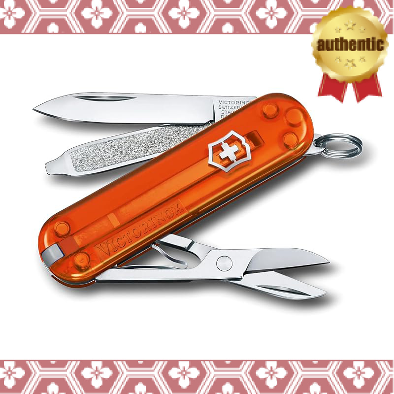 VICTORINOX Classic SD Classic Colors Fire Opal Swiss Army Knife Multi-Functional Knife Emergency Sup