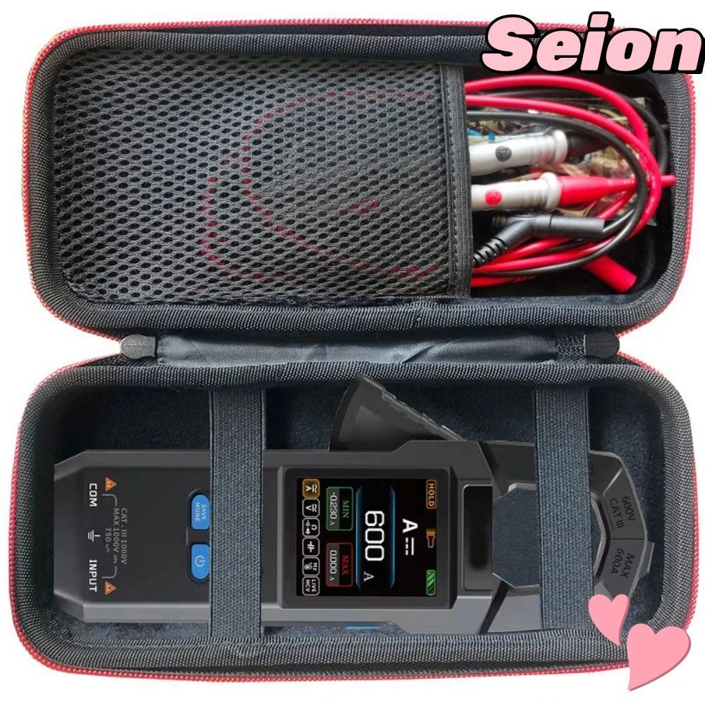SEION Mang theo, Máy đo kẹp lót xốp vỏ cứng, Túi bảo vệ đa năng chống sốc chuyên nghiệp để bảo vệ dụ