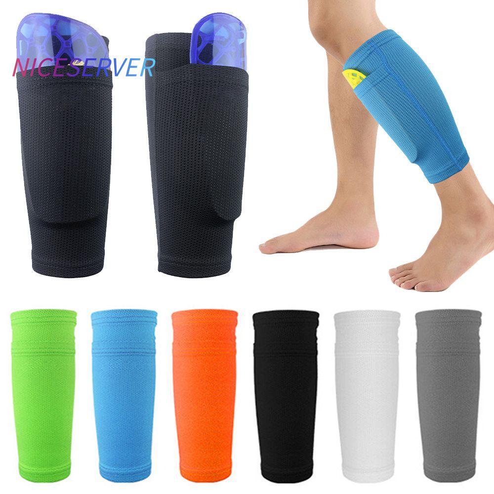 KUAIZII Football Shin Holder Pocket Kids Boys Men Soft Instep Socks