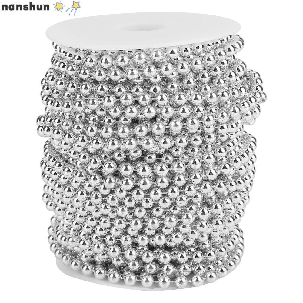 Dây mạ điện NANSHUN, Dây vòng hoa màu vàng dài 78FT, Kích thước 6mm Chiều dài 82 Feet Dây đính cườm 