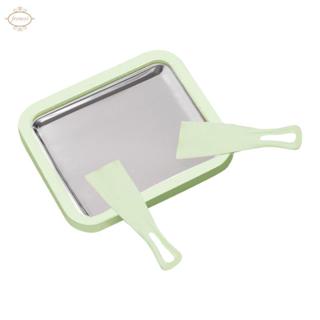 Máy Làm Kem Chảo Máy Làm Sữa Chua Cán Tức Thì Chảo Kem Đông Lạnh Khay Tráng Miệng Thép Không Gỉ Dễ Dàng Sử Dụng Thích Hợp Cho Gia Đình Phòng Ăn Gia Đình