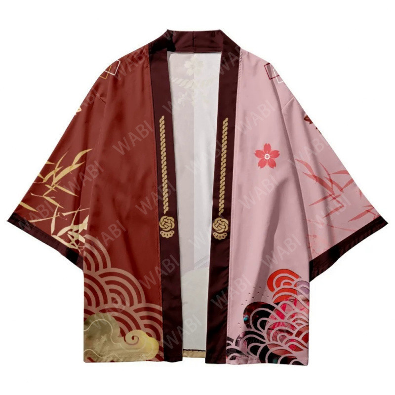 Haori Kimono In Hình Khối - Thời Trang Đường Phố Cho Nam và Nữ