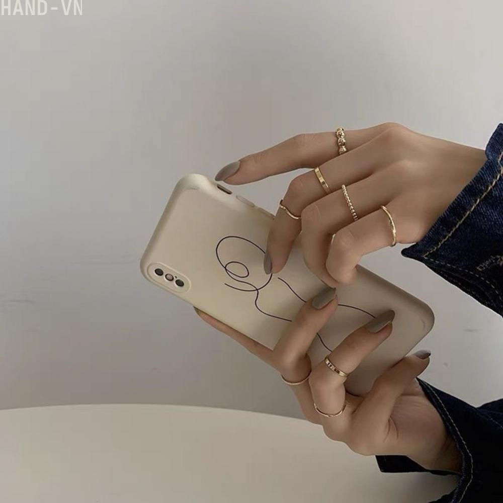 3pcs Fashion Copper Alloy Rings Adjustable with Geometric Opening in Gold Silver