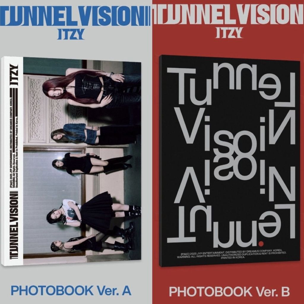 ITZY itzy album tunnel vision mới hoàn toàn mới chưa được tháo dỡ