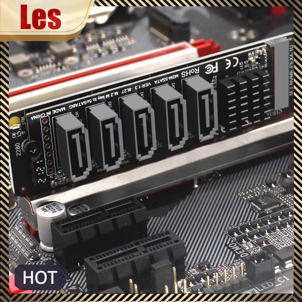 M.2 M-Key PCI Express Sang SATA 3.0 Thẻ Mở Rộng JMB585 Chipset Chuyển Đổi Thẻ Hỗ Trợ Cho OS / Window