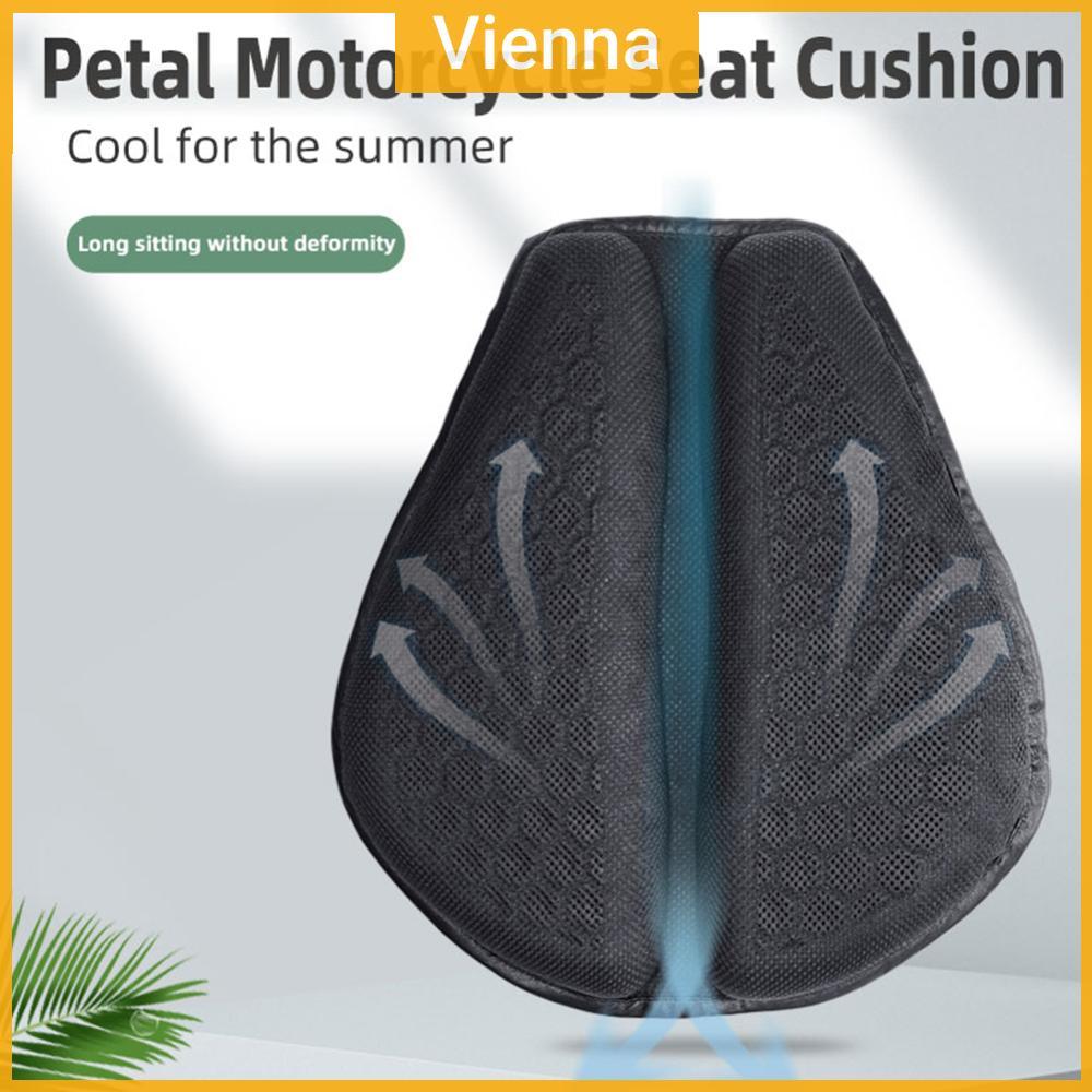 Xe Máy Gel Ghế Pad Thoáng Khí 3D Tổ Ong Đệm Ghế Hấp Thụ Sốc 3D Xe Máy Gel Pad Xe Máy Phụ Kiện