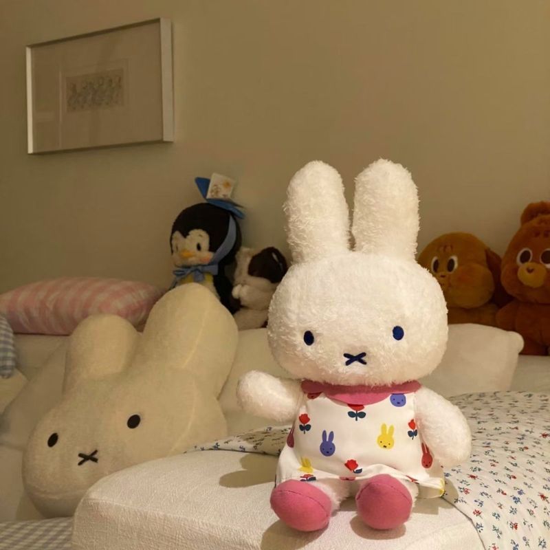 Miffy Thỏ Sang Trọng Đồ Chơi Búp Bê Mặc Thỏ Búp Bê Miffy Thỏ Gối Cho Bạn Gái Quà Tặng Sinh Nhật