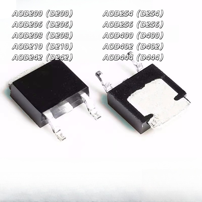 Thương Hiệu Mới Chính Hãng AOD D200 D206 D208 D210 D444 D242 D254 D256 D400 D402 TO-252