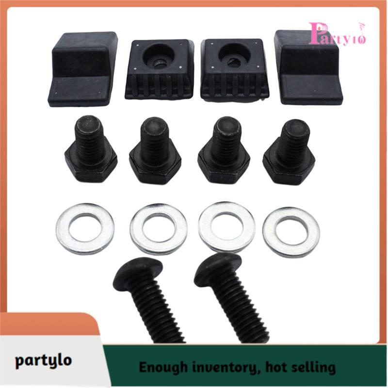 [partylo] Đệm chặn thân cây Kim loại cao su 1247580044 Thay Thế W124 A124 4x Kẹp Mới Cốp Dừng Đệm Ca