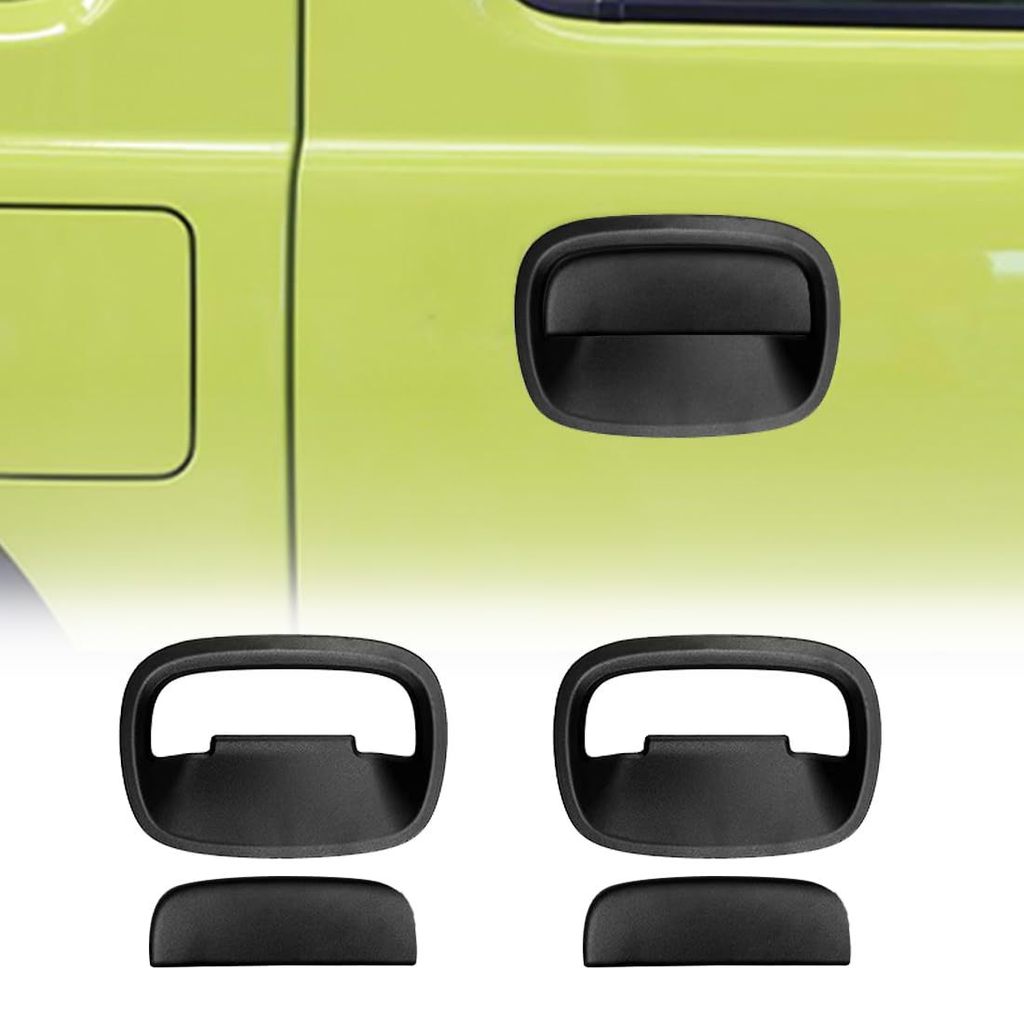 Jimny JIMNY JB64 JB74 Black Warrior sửa đổi tay cầm, vỏ đèn pha, vỏ đèn hậu