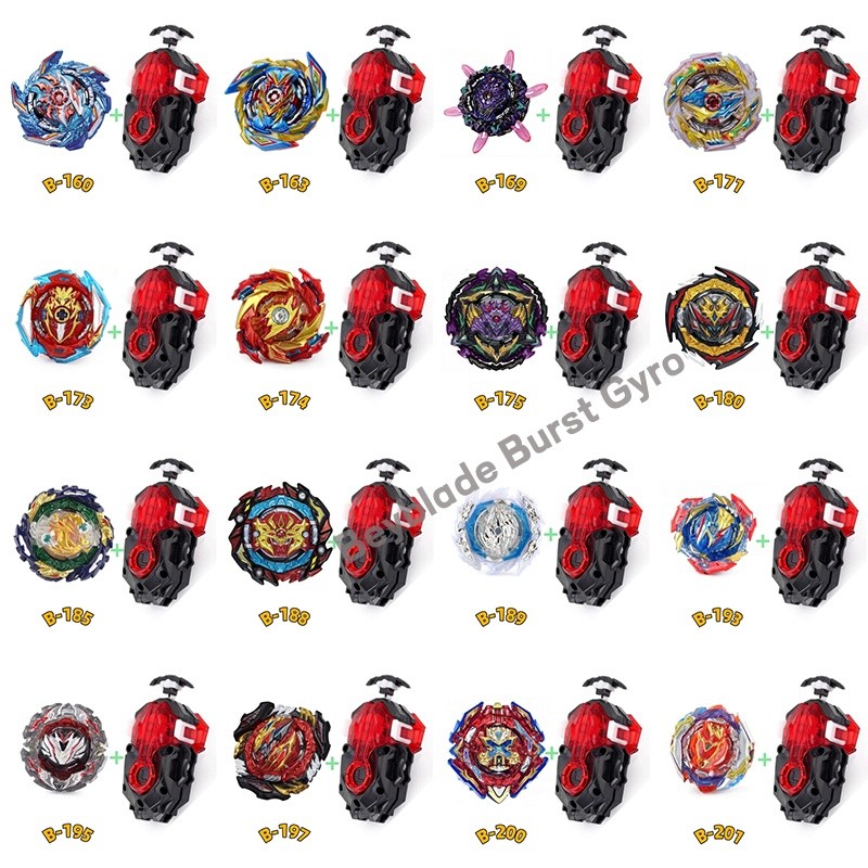 Áo quay Beyblade Burst, MQ Or Flame, B163, B169, B175, B185, B189, B193, B201, All Series, Con quay 