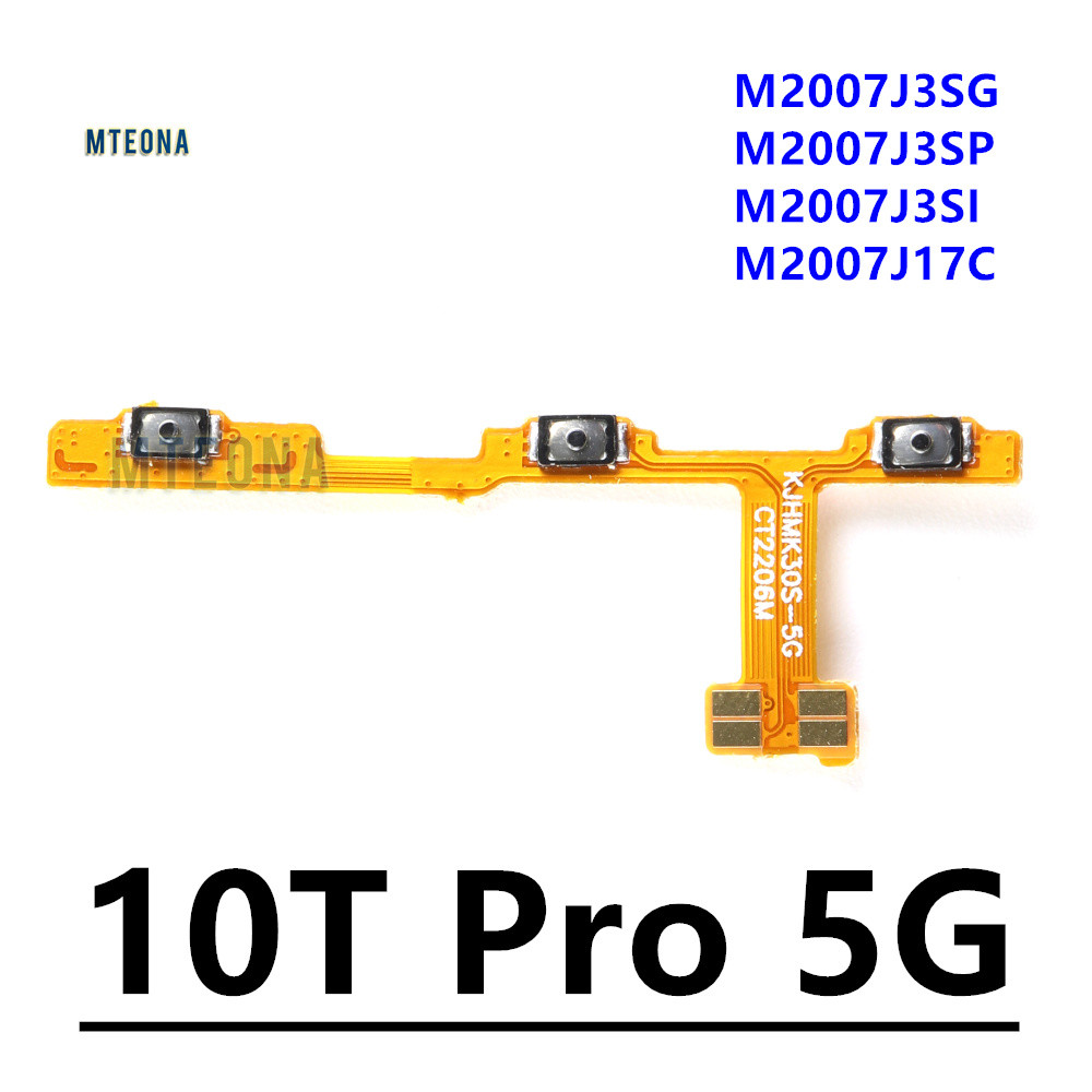 Bật nguồn TẮT Khối Lượng Camera Nút Chìa Khóa Công Tắc Cáp Mềm Cho Xiaomi Mi 10T Pro 5G, M2007J3SG