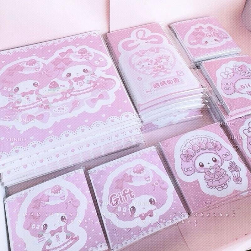 Set 1000 Tấm Sticker 5x5cm Có Keo Dán Cực Xinh Xắn Với Nhiều Mẫu Hình Dễ Thương Trang Trí