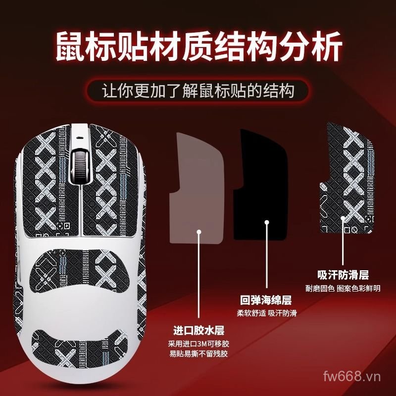 Nhãn dán chống trượt chuột ATK Dragonfly A9 áp dụng phổ biến A9SE / Plus / PRO / Ultra Foot Sticker.