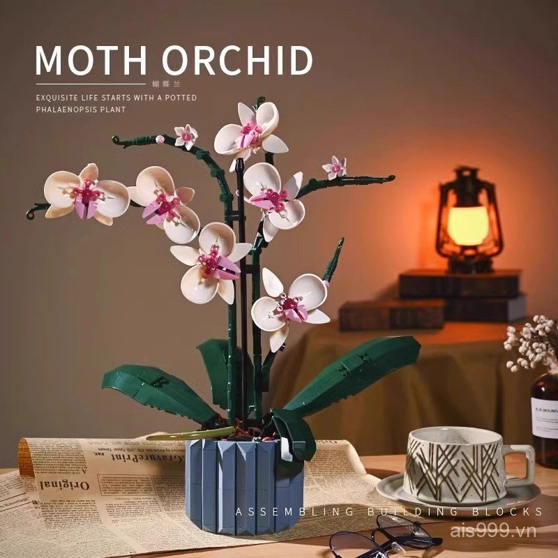 VZS8 [Cash commodity and quick delivery]Compatible with Lego10311Phalaenopsis orchid building block 